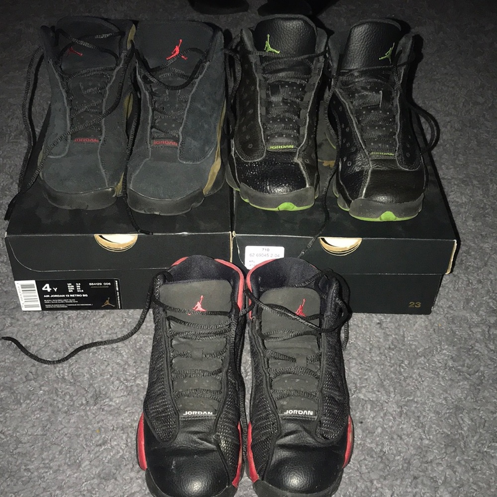 Air Jordan’s Retro 13’s - All 3 pairs for $180